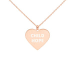 Childhope 18K Rose Gold Coated Silver Heart Necklace on The Good Shop Online Store