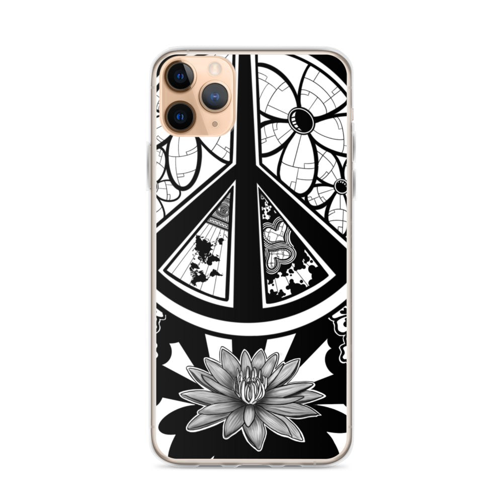 Peace Lotus Flower iPhone Case - Stefan Wentzel - Art By Wentzel on The Good Shop Online Store