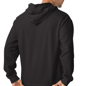 Black Hoodie - Dark Grey Inside Hood on The Good Shop Online Store