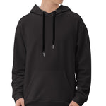 Black Hoodie - Dark Grey Inside Hood on The Good Shop Online Store