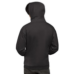 Black Hoodie - Dark Grey Inside Hood on The Good Shop Online Store