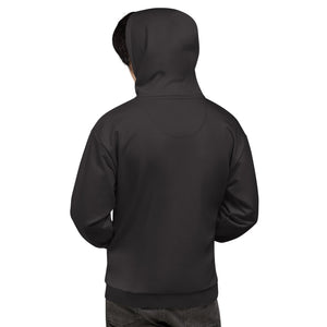 Black Hoodie - Dark Grey Inside Hood on The Good Shop Online Store