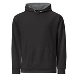 Black Hoodie - Dark Grey Inside Hood womens medium on The Good Shop Online Store
