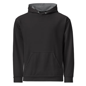 Black Hoodie - Dark Grey Inside Hood womens medium on The Good Shop Online Store