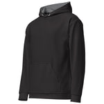 Black Hoodie - Dark Grey Inside Hood womens medium on The Good Shop Online Store