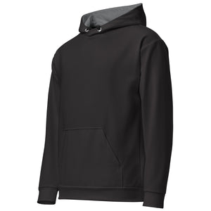 Black Hoodie - Dark Grey Inside Hood womens medium on The Good Shop Online Store