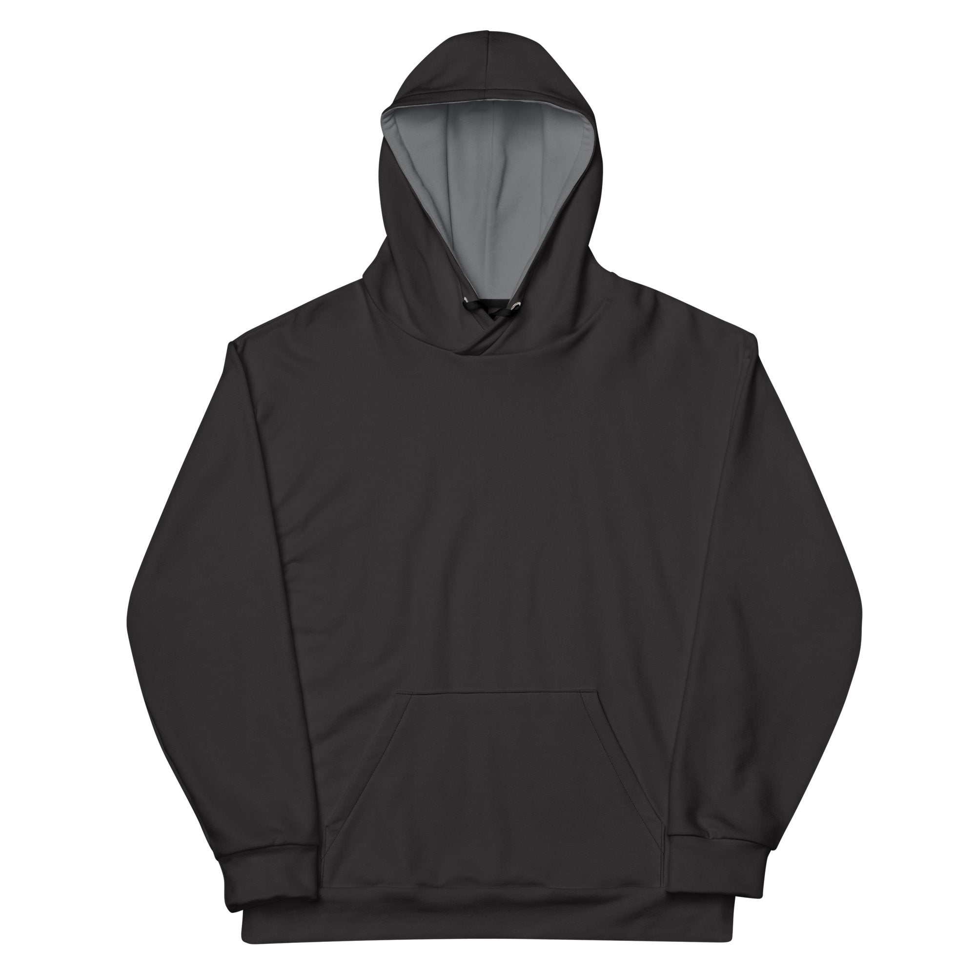 Black Hoodie - Dark Grey Inside Hood womens medium on The Good Shop Online Store