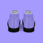 Lavender High Top Canvas Shoes - Men’s - Black Sole on The Good Shop Online Store