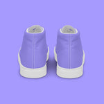 Lavender High Top Canvas Shoes - Men’s - White Sole on The Good Shop Online Store