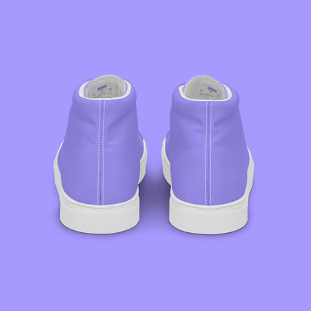 Lavender High Top Canvas Shoes - Men’s - White Sole on The Good Shop Online Store