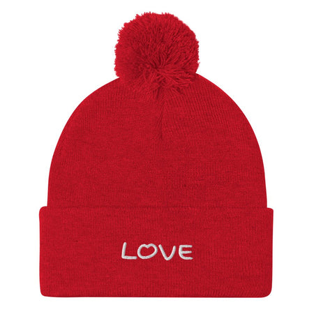 Love Pom-Pom Beanie on The Good Shop Online Store