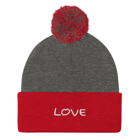 Love Pom-Pom Beanie on The Good Shop Online Store