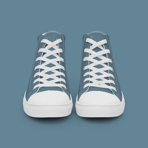 Punk Blue High Top Canvas Shoes - Men’s on The Good Shop Online Store