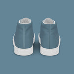 Punk Blue High Top Canvas Shoes - Men’s on The Good Shop Online Store