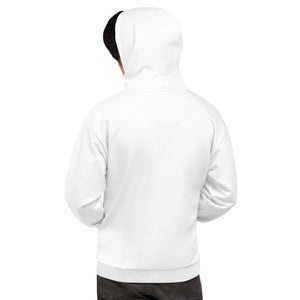 Pure Bright White Hoodie - Grey Inside the Hoodie on The Good Shop Online Store