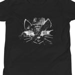 Cat T-shirt - Annie Puaso - Black - Youth Sizes on The Good Shop Online Store