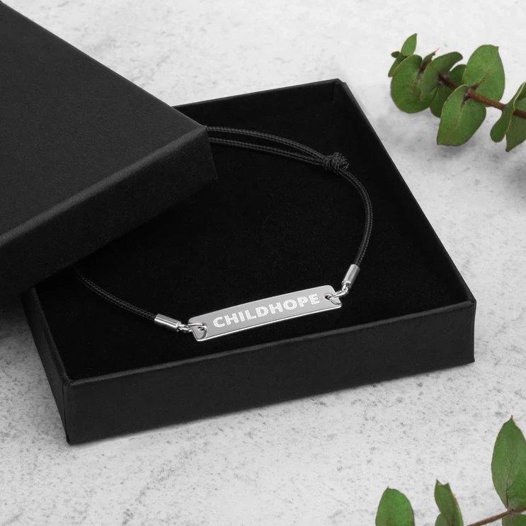 Childhope Silver Bar Bracelet with White Rhodium Coating on The Good Shop Online Store