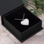 Childhope Silver Heart Necklace with Rhodium Coating on The Good Shop Online Store