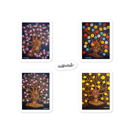 Collector Sticker Set Tree Ladies 1 - Art By Wentzel on The Good Shop Online Store