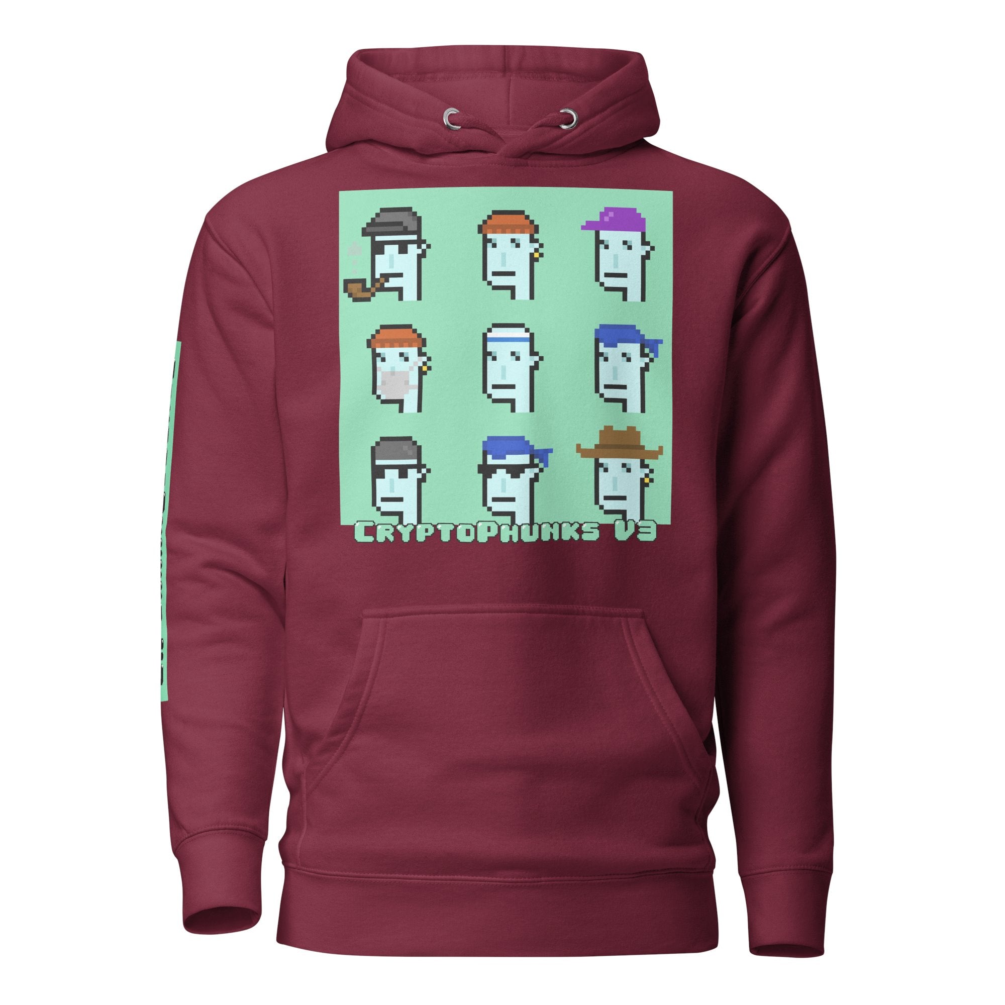 CryptoPhunks V3 Hoodie - Alien Squad on The Good Shop Online Store