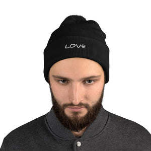 Love Pom-Pom Beanie on The Good Shop Online Store