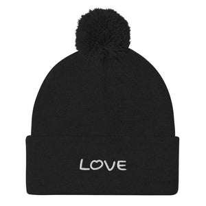 Love Pom-Pom Beanie on The Good Shop Online Store