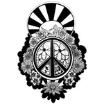 Peace Dove & Flowers Hoodie - Stefan Wentzel - Art By Wentzel on The Good Shop Online Store