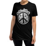 Peace Dove & Flowers T-Shirt Stefan Wentzel - Art By Wentzel on The Good Shop Online Store