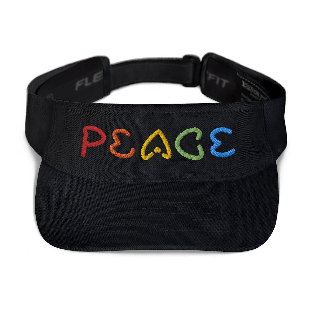 Peace Visor - Heart Rainbow Tag on The Good Shop Online Store