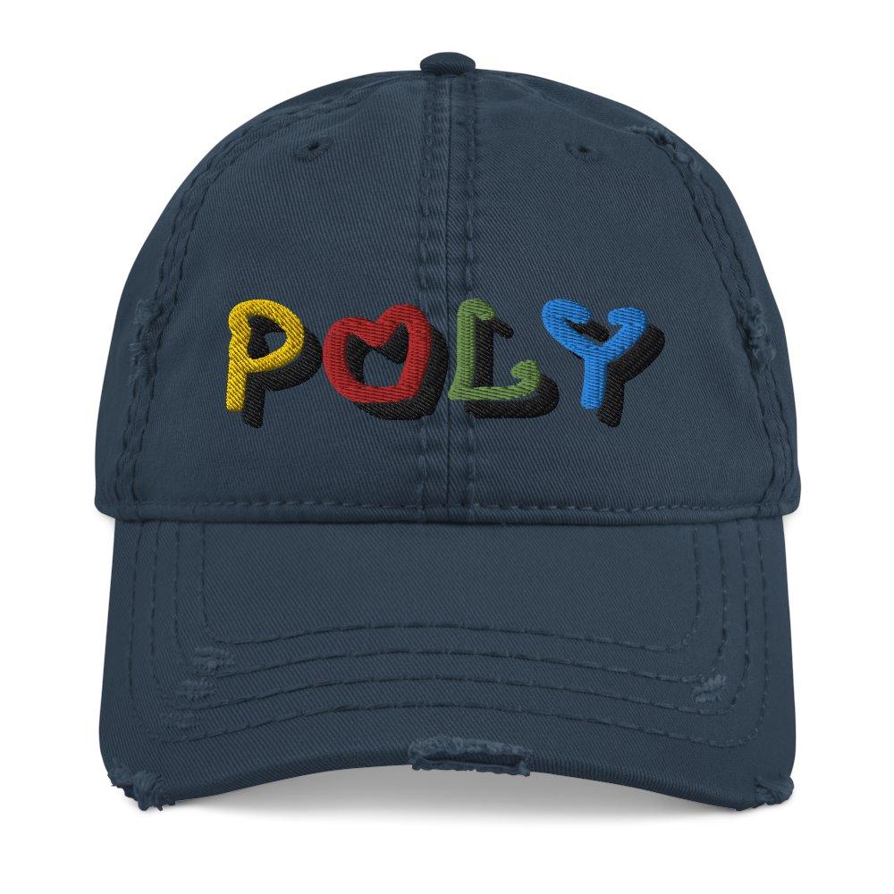 Poly Dad Hat - Distressed on The Good Shop Online Store
