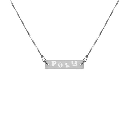 Poly Silver Necklace with Black Rhodium Coating on The Good Shop Online Store