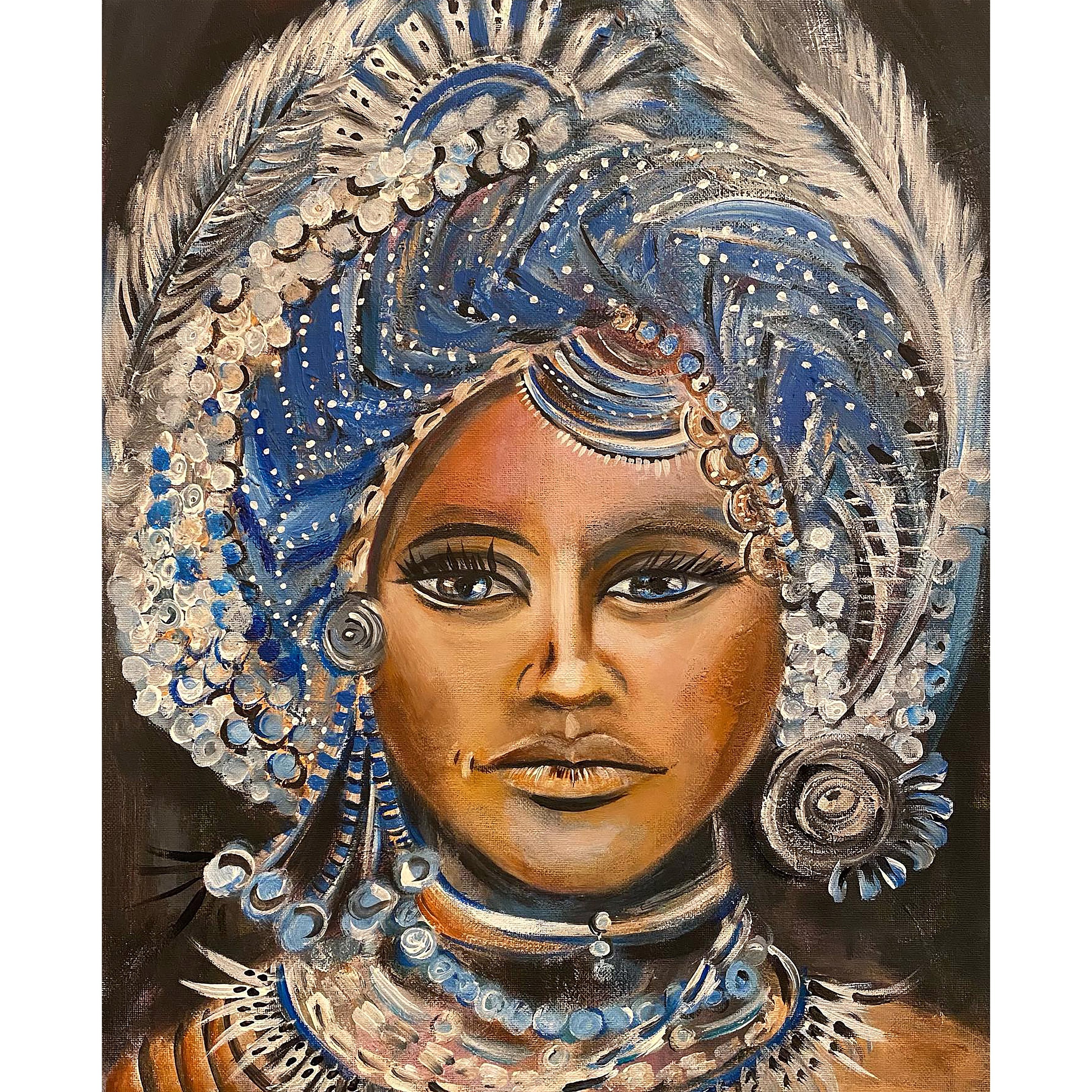 Queen of Everything - Original Painting by Camilla Dahlström - Art by Anuya on The Good Shop Online Store