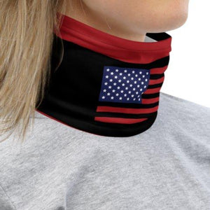 Stars and Stripes US Flag Neck Gaiter Womens L on The Good Shop Online Store