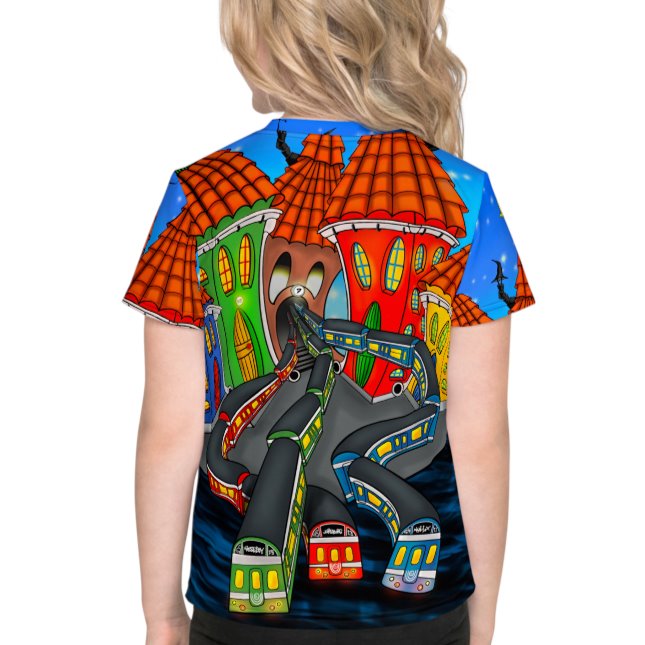 Stockholm Underground Kids T-Shirt - Stefan Wentzel - Art By Wentzel on The Good Shop Online Store