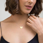 Suttle Childhope 24K Gold Coated Silver Heart Necklace on The Good Shop Online Store