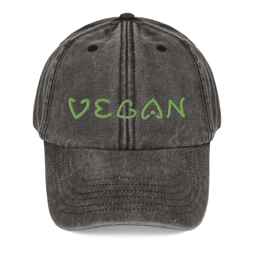 Vegan Vintage Dad Hat - Heart Tag on The Good Shop Online Store
