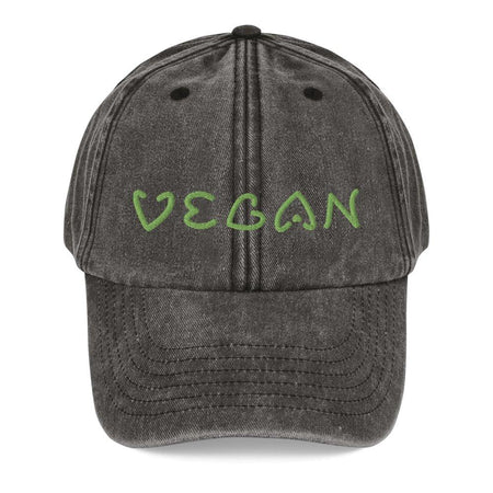 Vegan Vintage Dad Hat - Heart Tag on The Good Shop Online Store